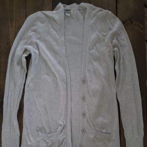 long grey button Old Navy sweater